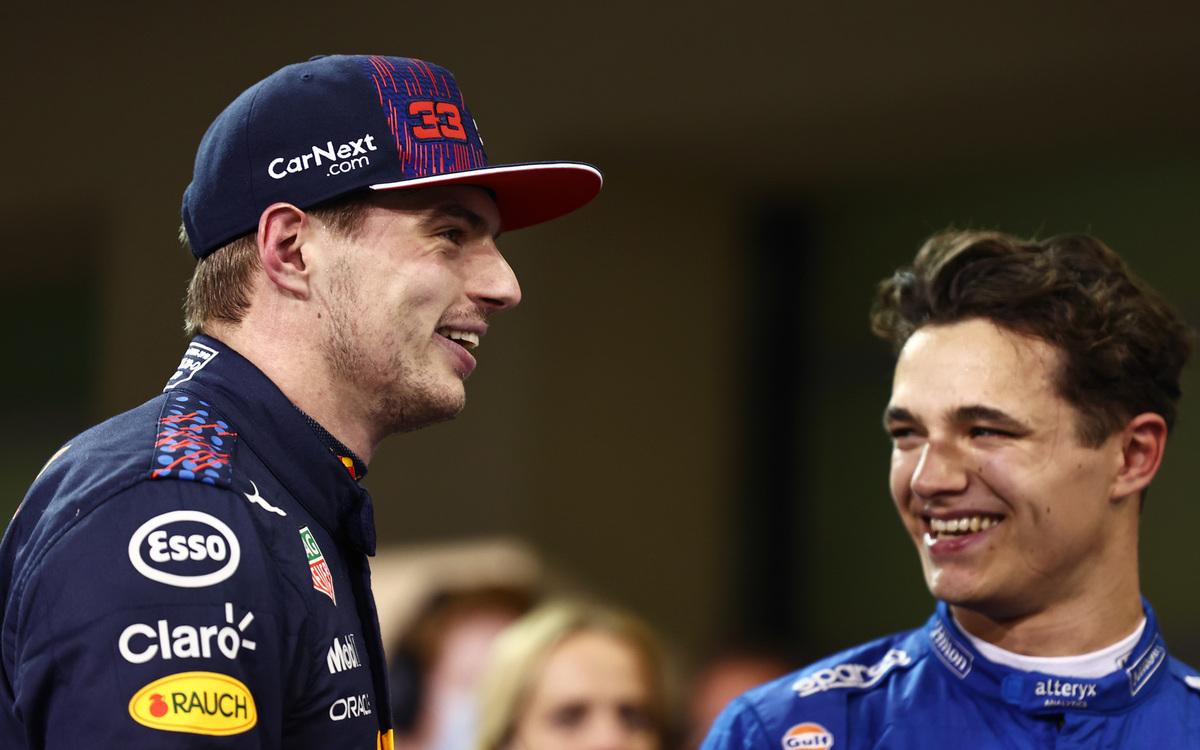 Max Verstappen a Lando Norris