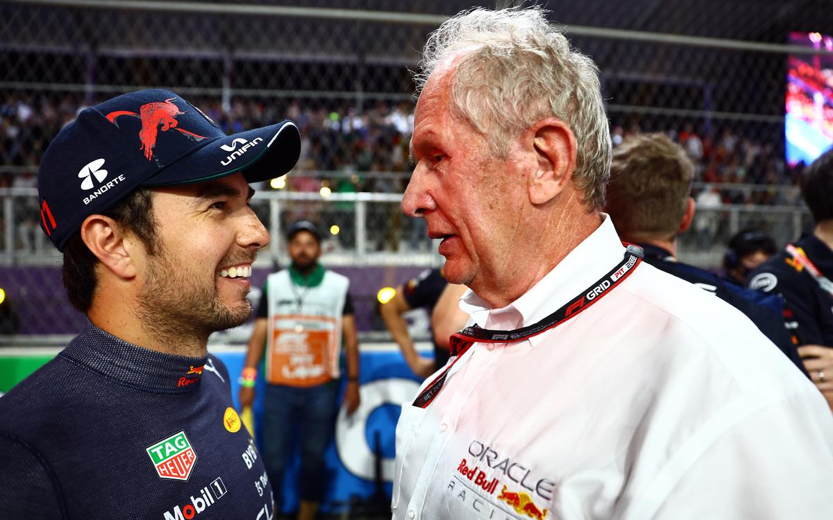 Sergio Pérez a Helmut Marko