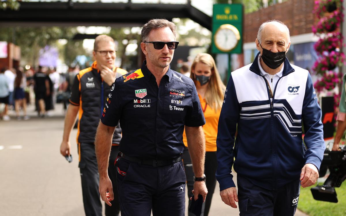 Christian Horner a Franz Tost