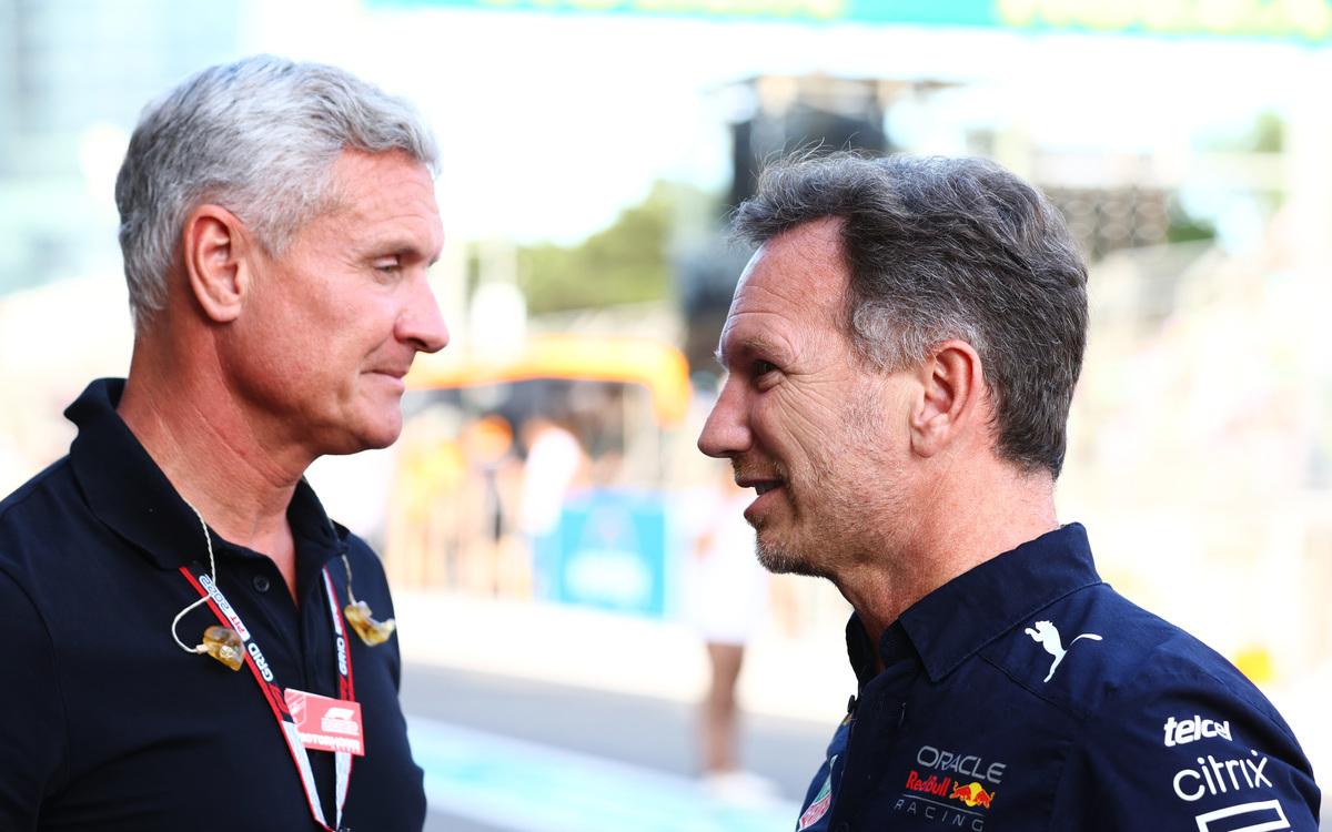 David Coulthard a Christian Horner