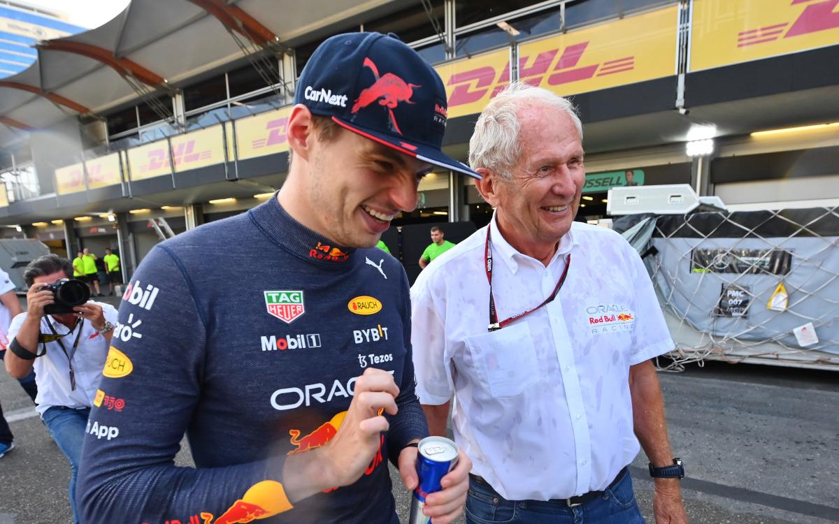 Max Verstappen a Helmut Marko