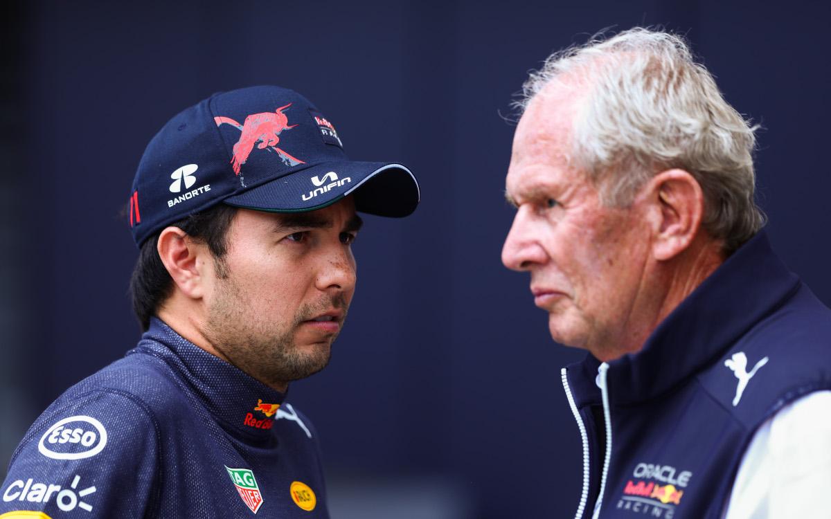 Sergio Pérez a Helmut Marko