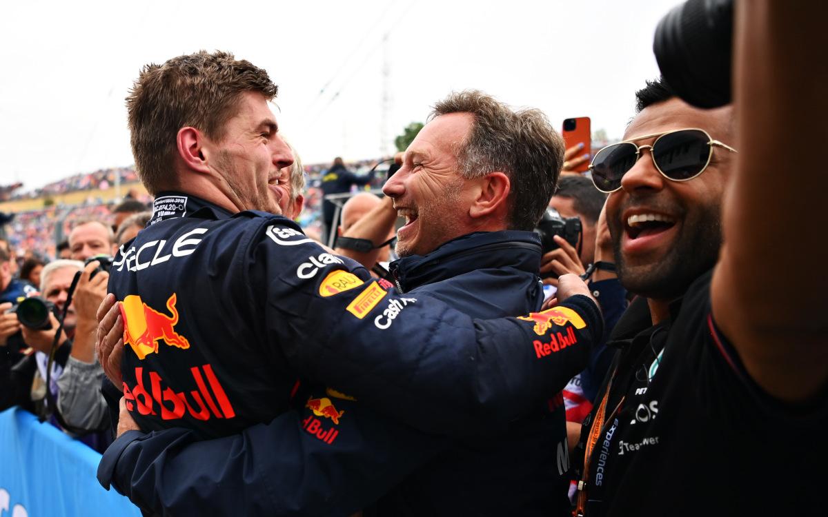 Christian Horner a Max Verstappen