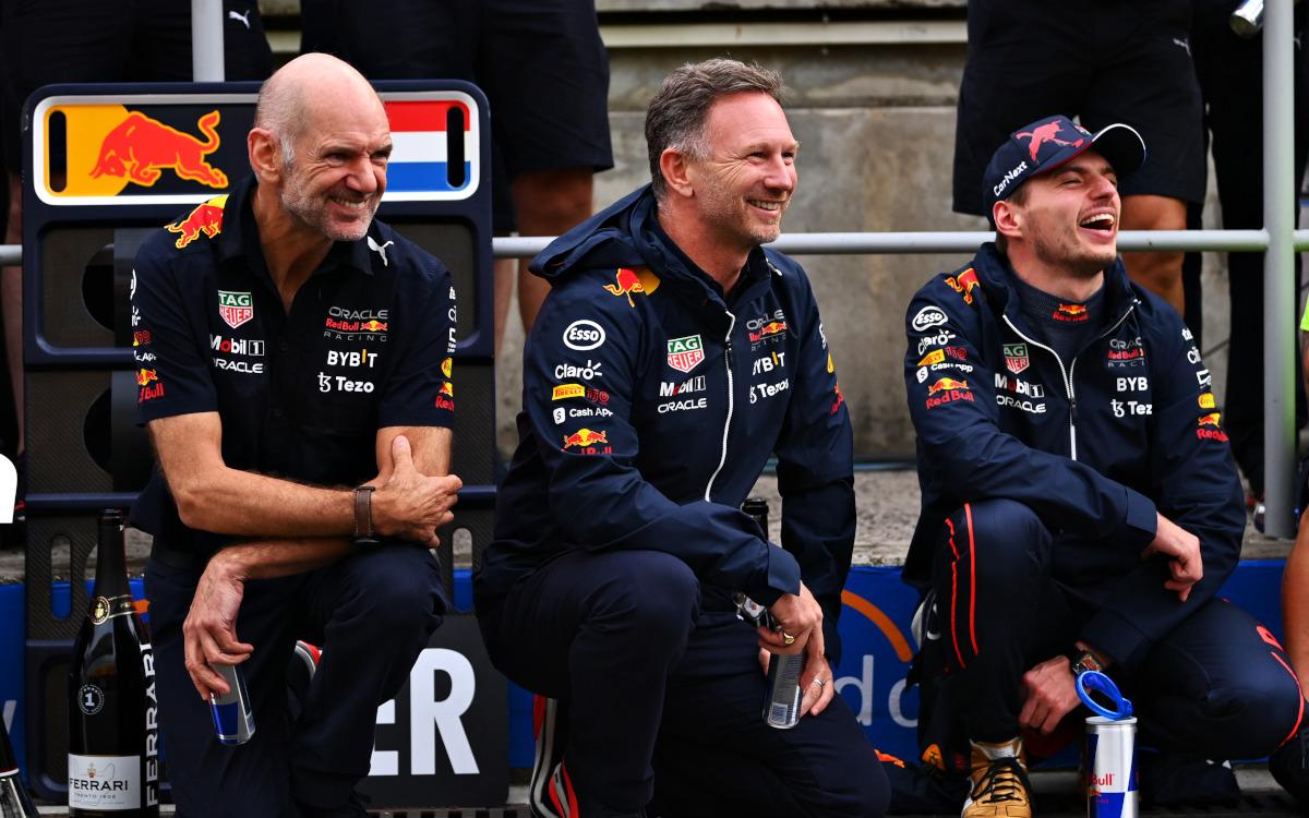 Adrian Newey, Christian Horner a Max Verstappen