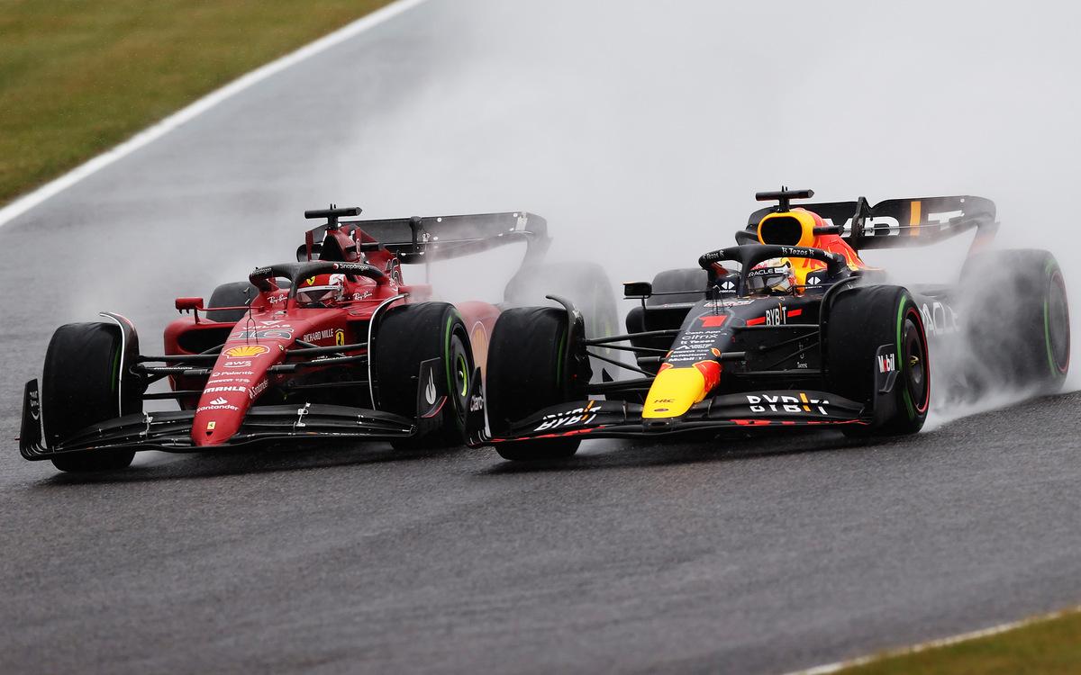 Charles Leclerc a Max Verstappen