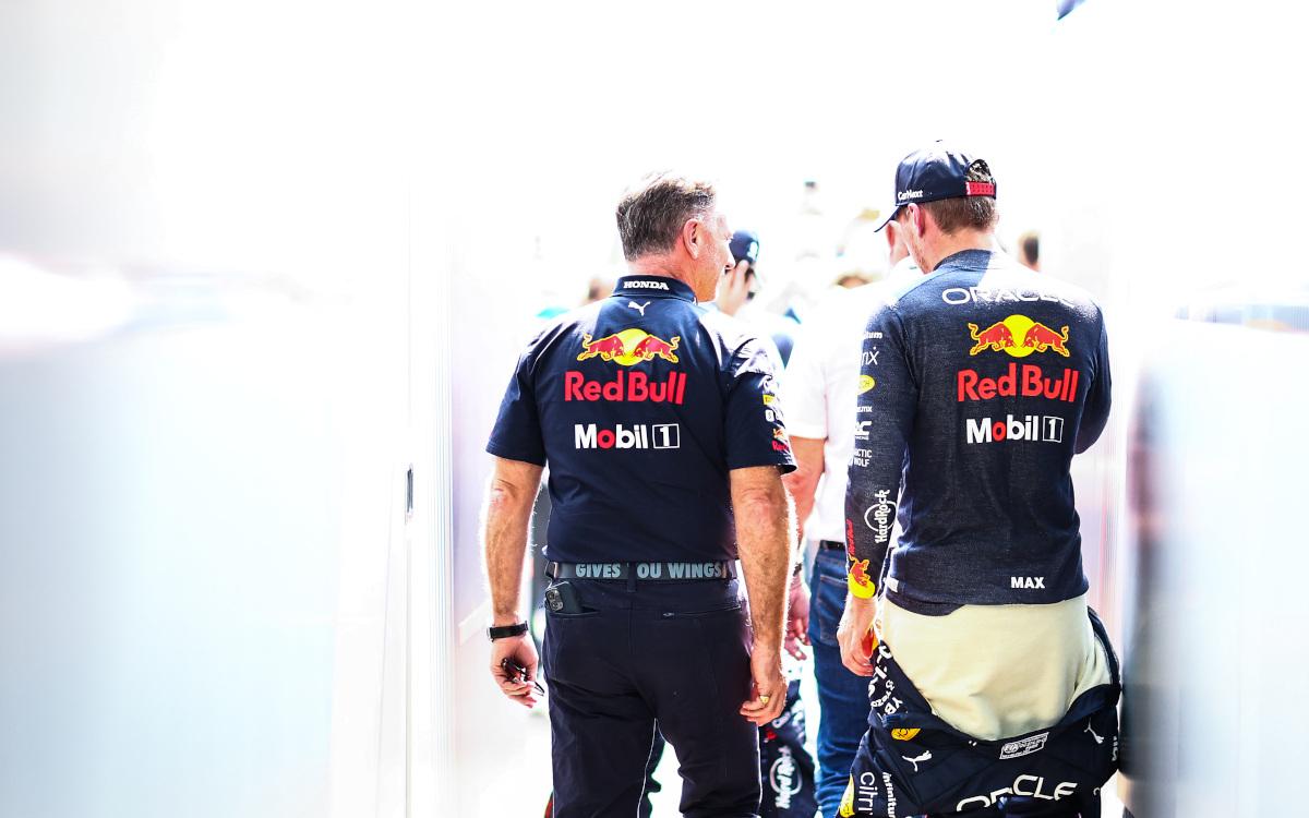 Christian Horner a Max Verstappen