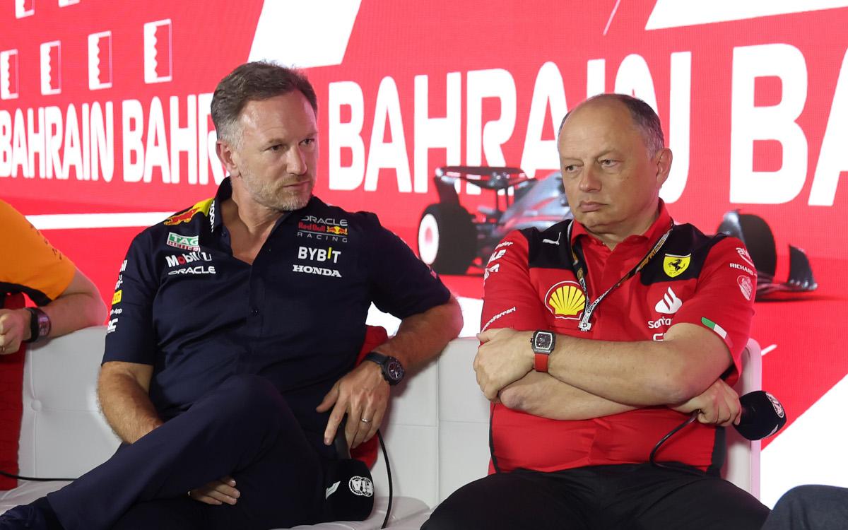 Christian Horner a Frédéric Vasseur