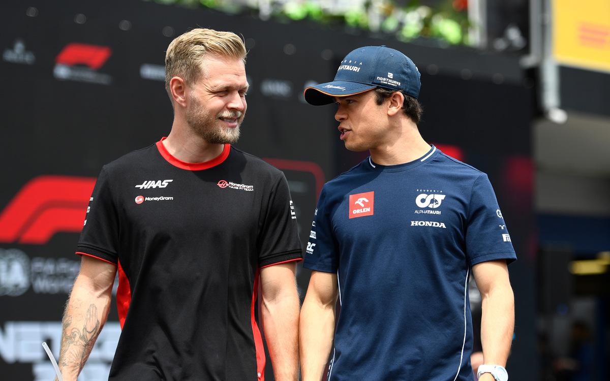 Nyck de Vries a Kevin Magnussen