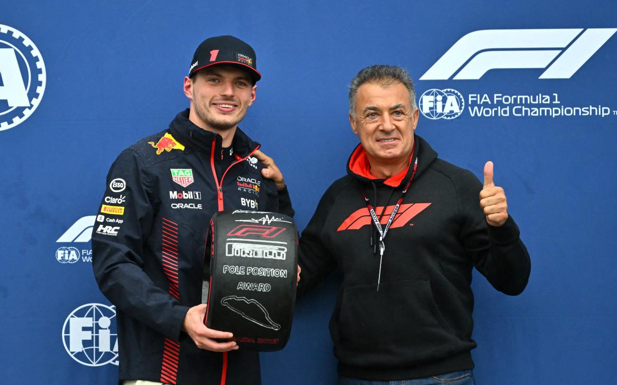 Max Verstappen a Jean Alesi