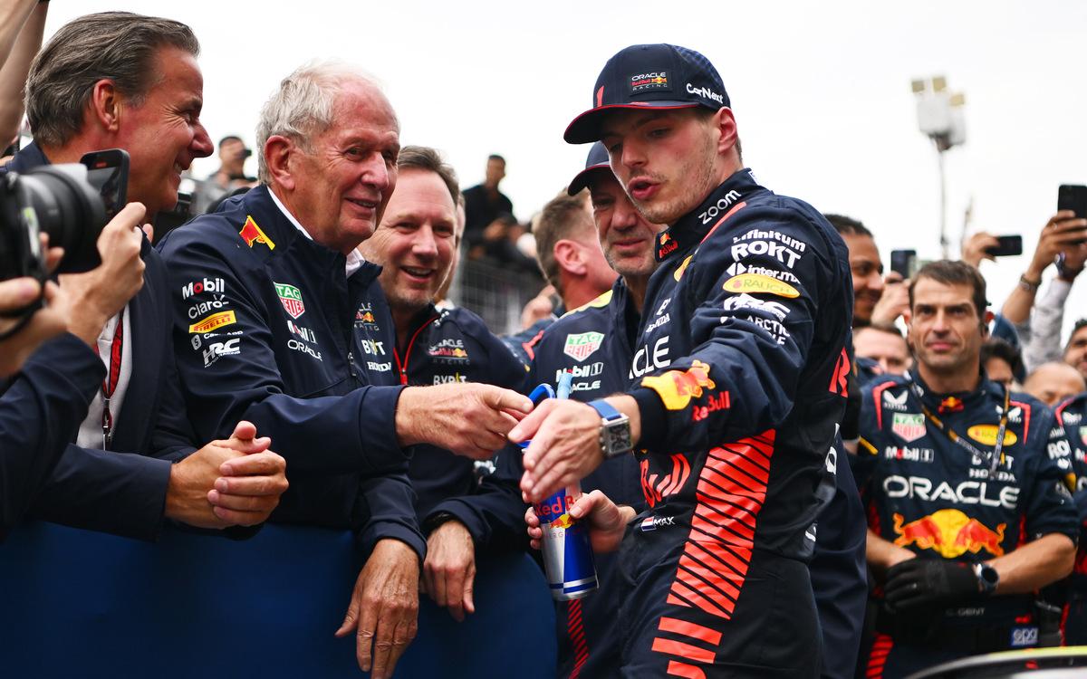 Max Verstappen a Helmut Marko