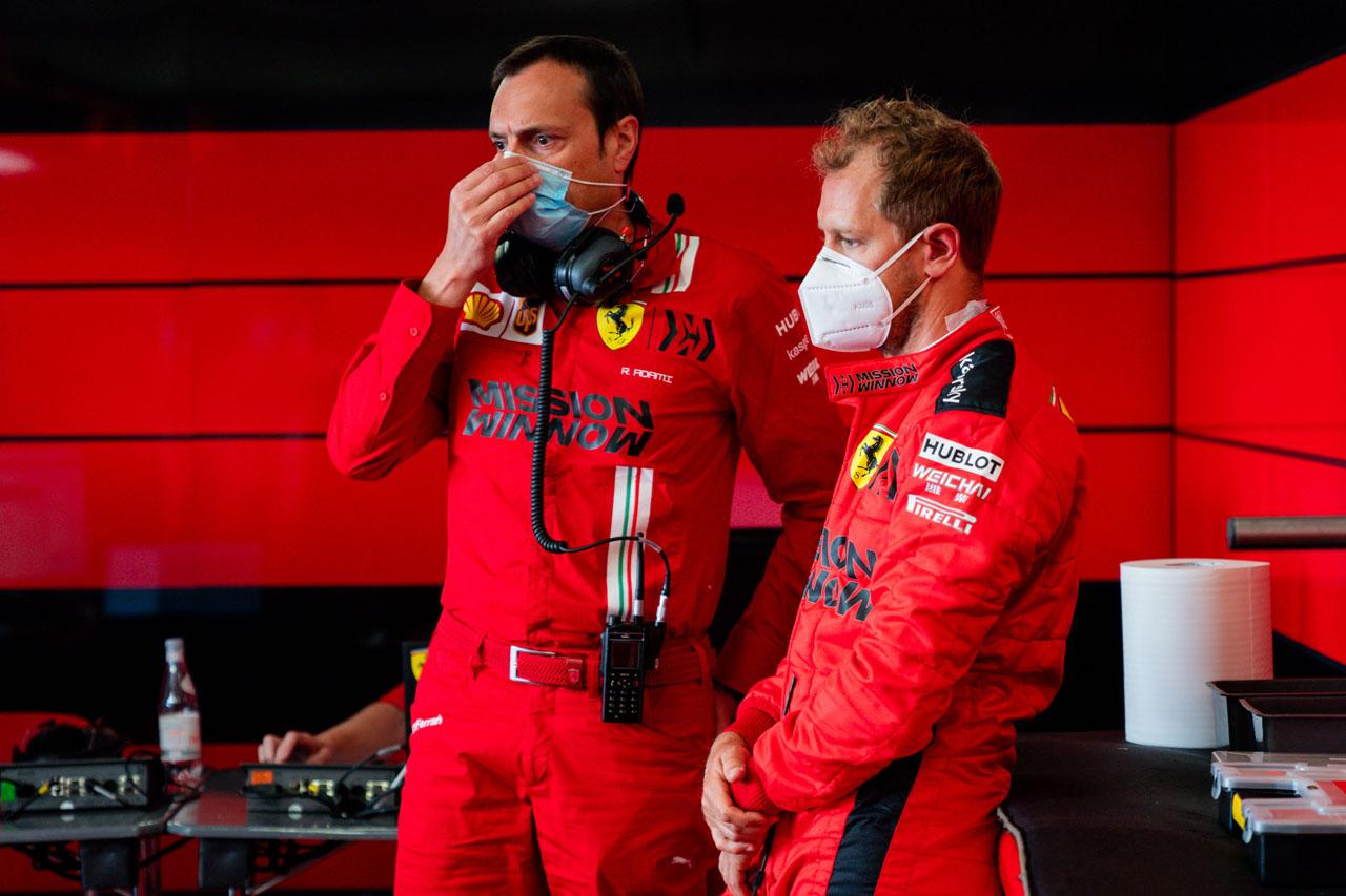 Sebastian Vettel a Riccardo Adami