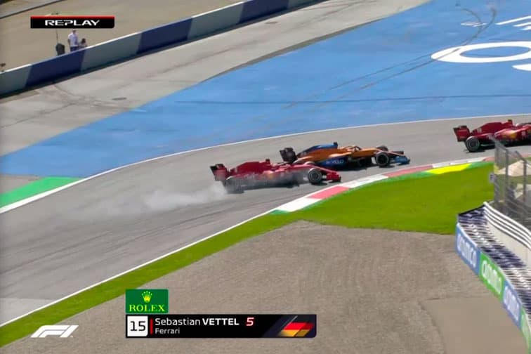 Sebastian Vettel vs Carlos Sainz
