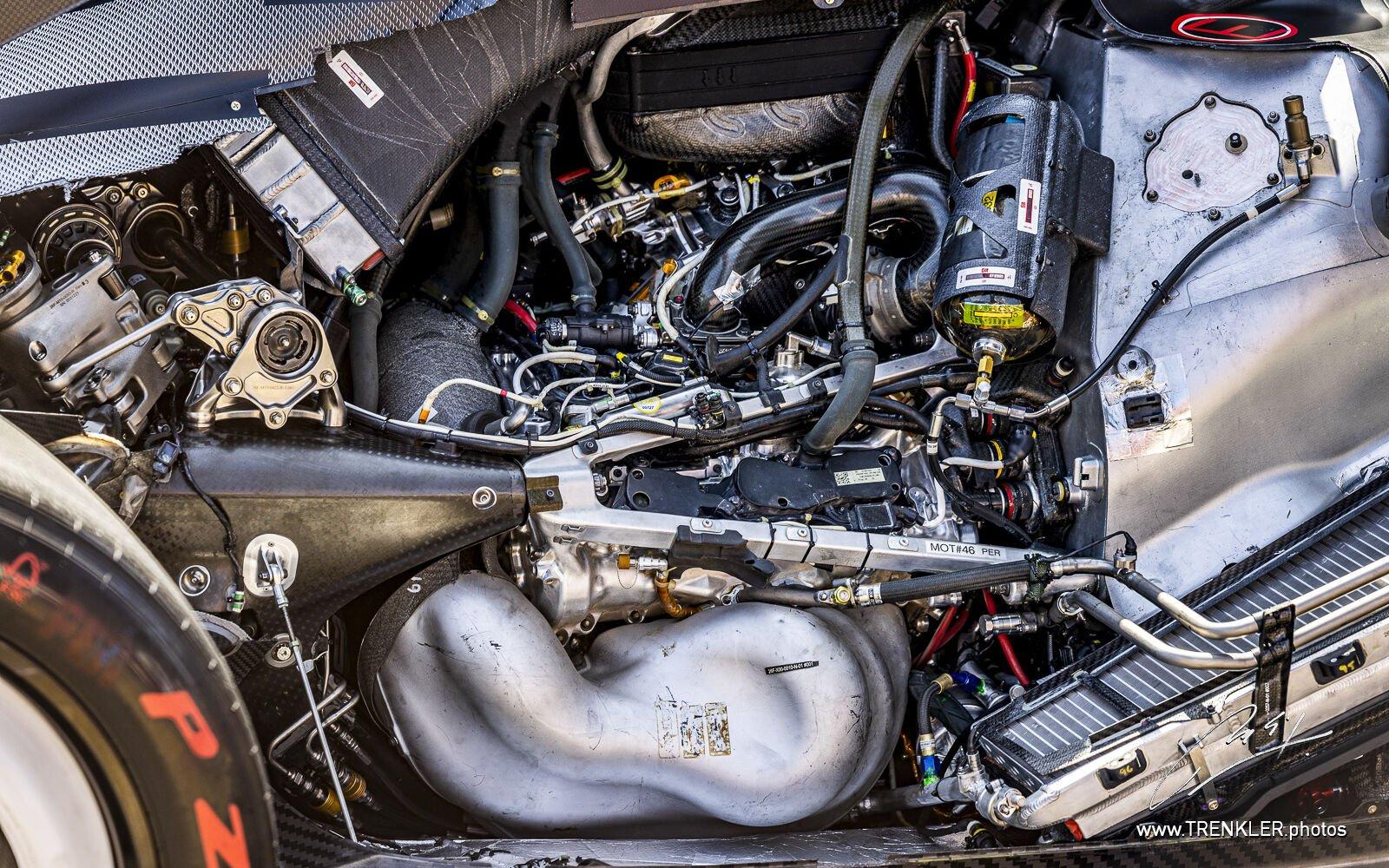 Pohonná jednotka Ferrari v monoposte Cadillacu, technika