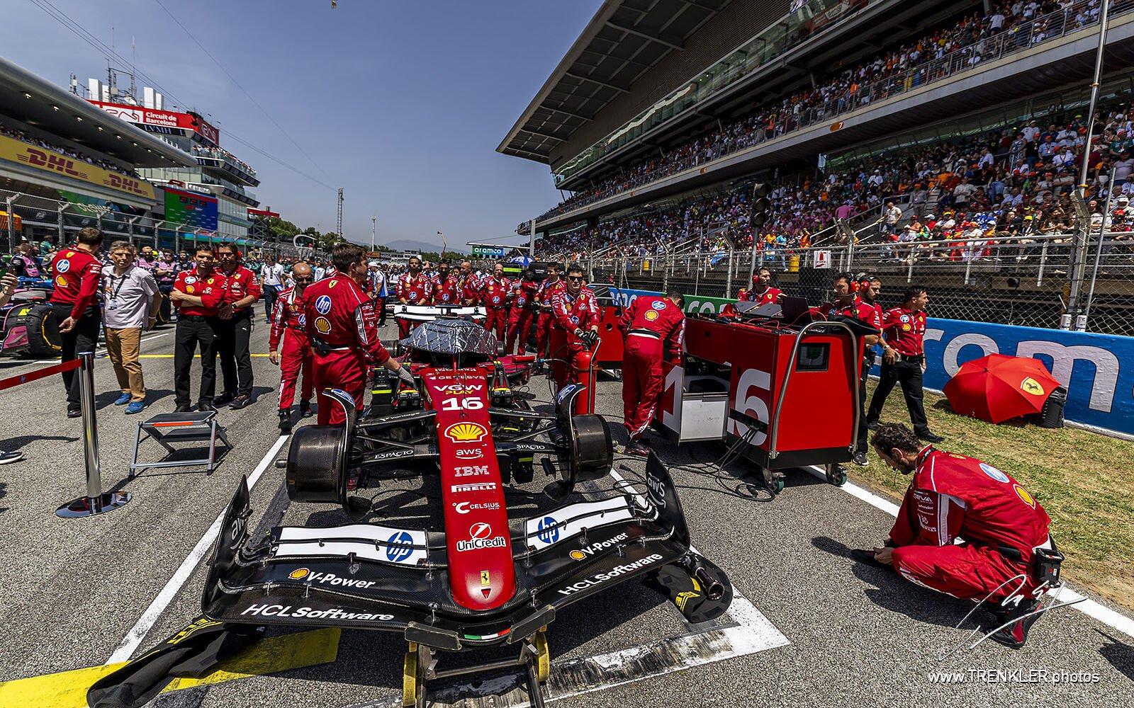 Charles Leclerc na štartovom rošte