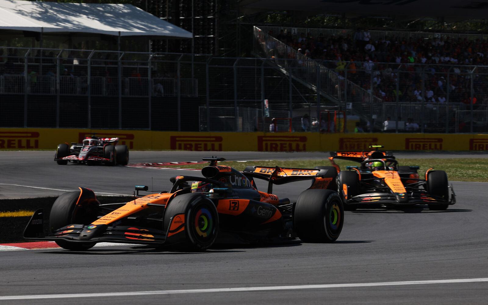 Oscar Piastri a Lando Norris