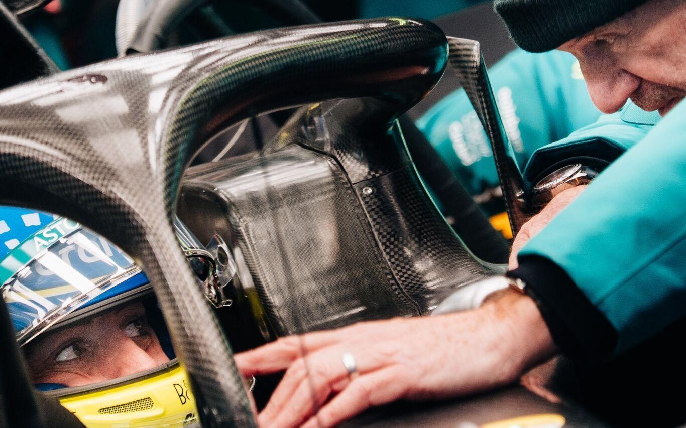 Fernando Alonso a Adrian Newey