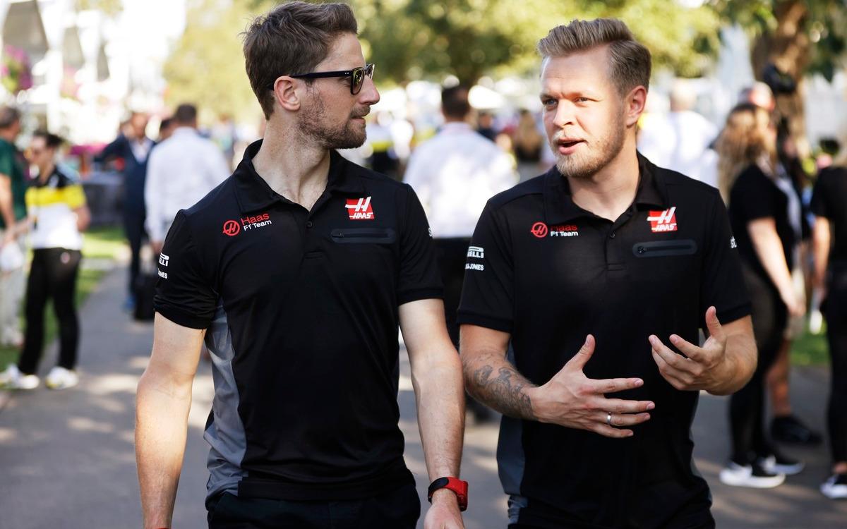 Romain Grosjean a Kevin Magnussen