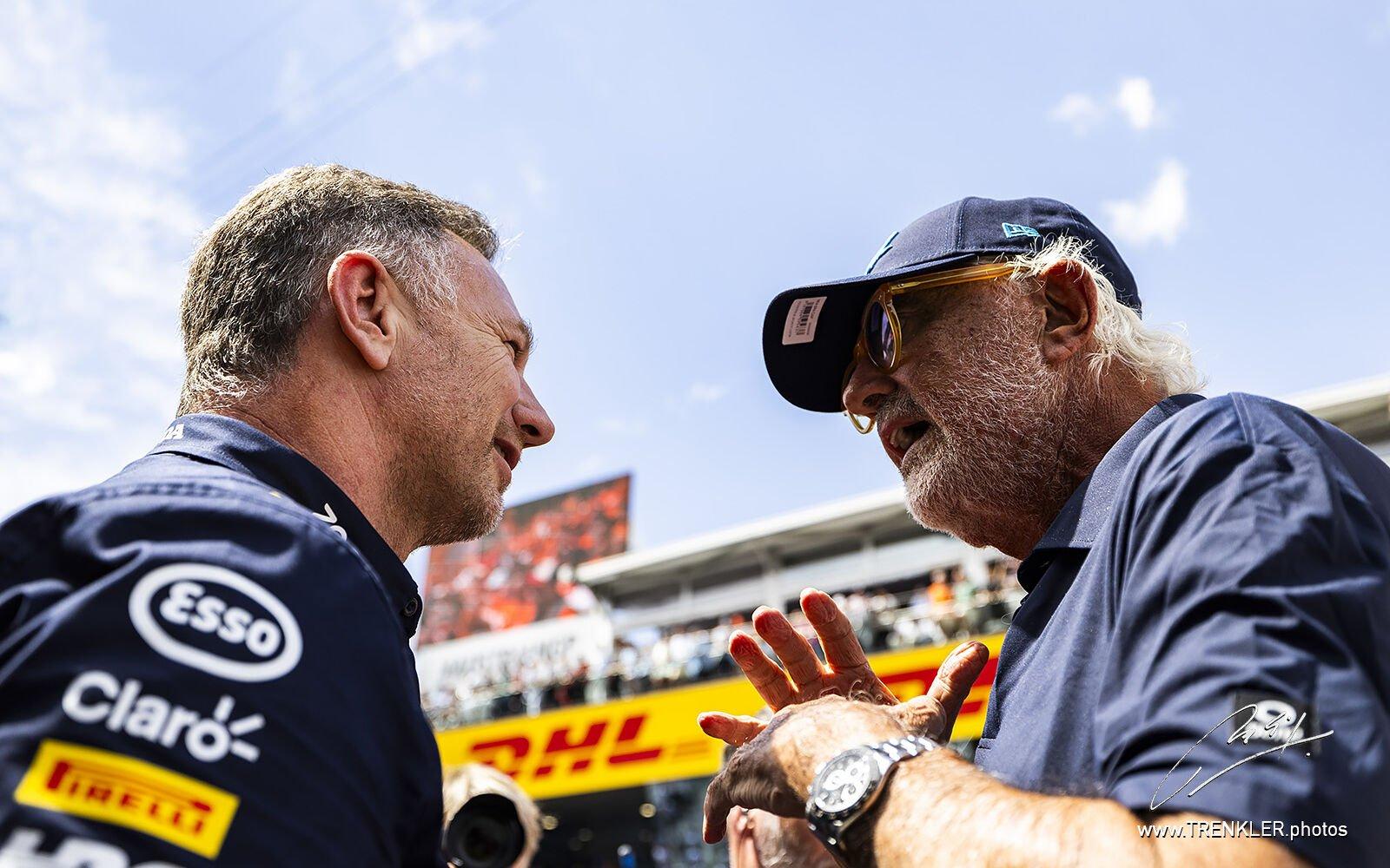 Christian Horner a Flavio Briatore