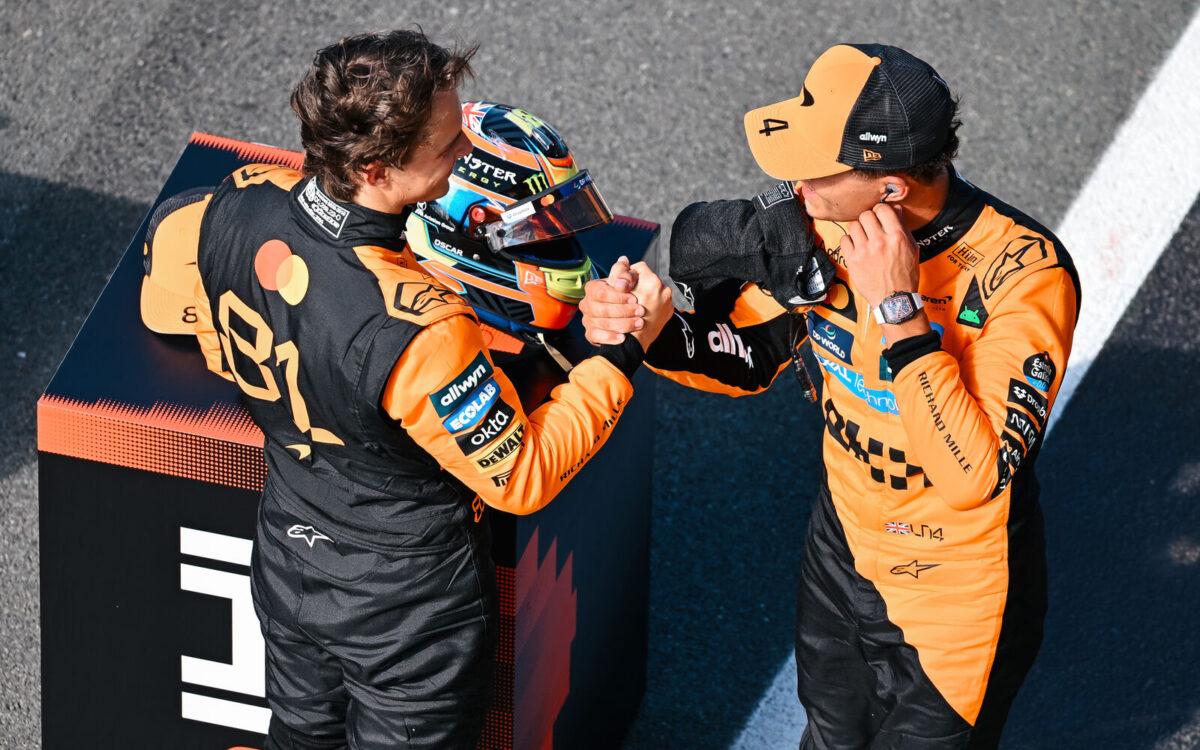 Lando Norris a Oscar Piastri