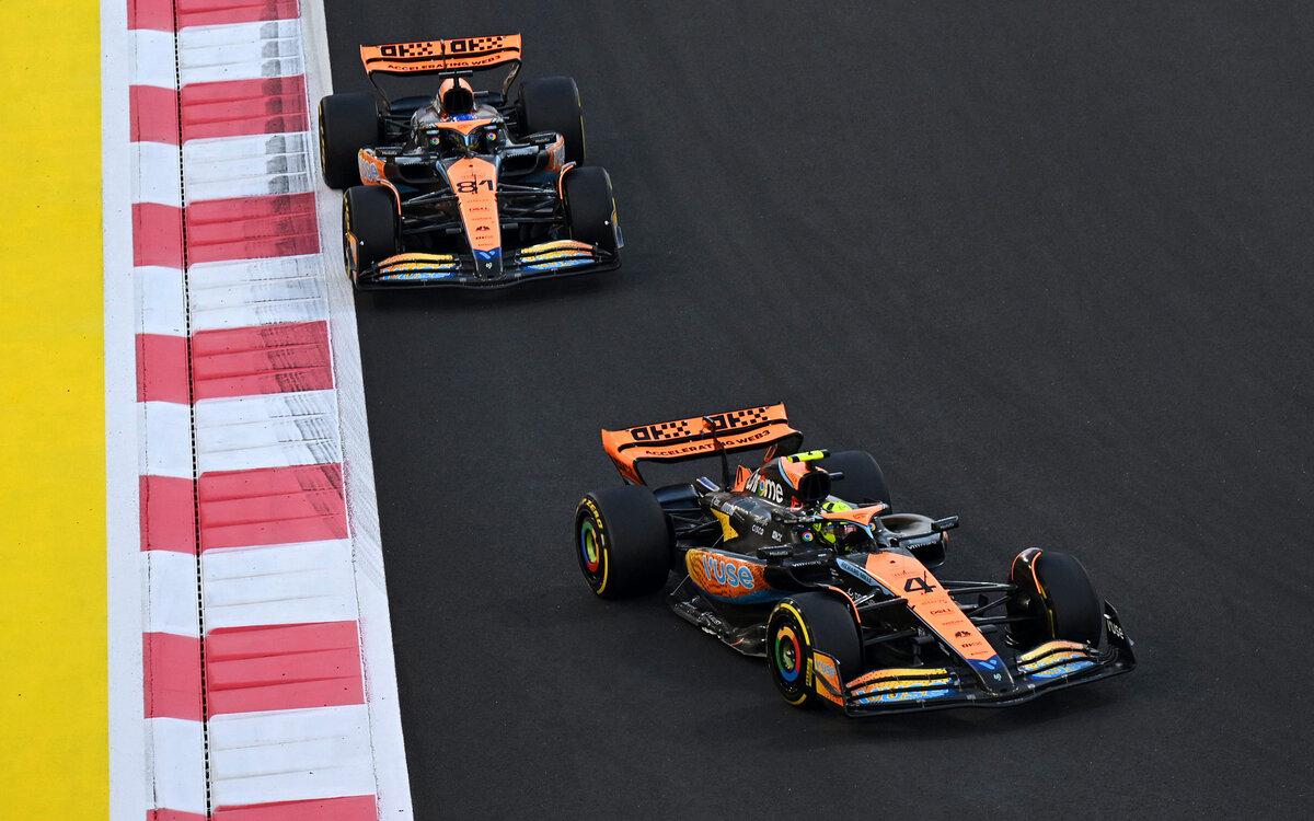 Lando Norris a Oscar Piastri