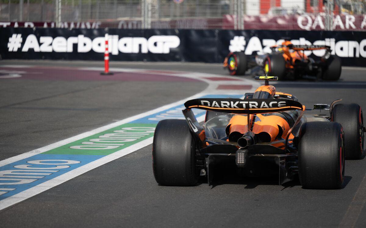 Lando Norris, McLaren zozadu