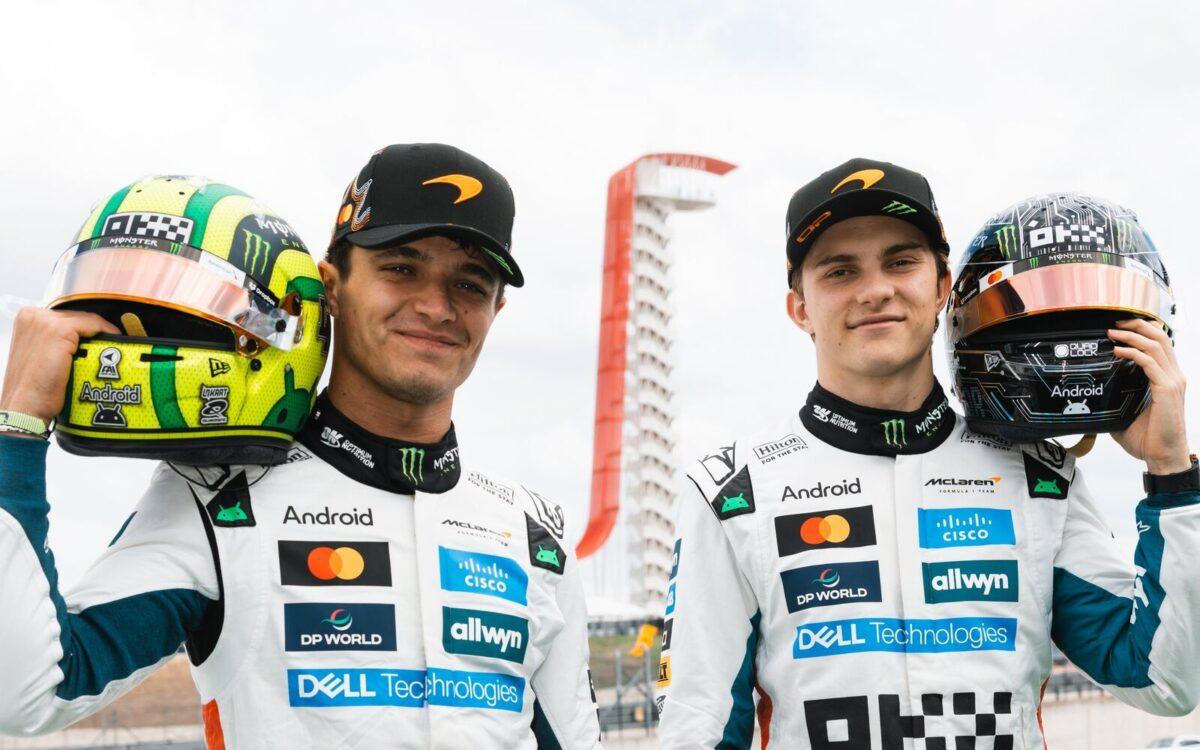 Lando Norris a Oscar Piastri