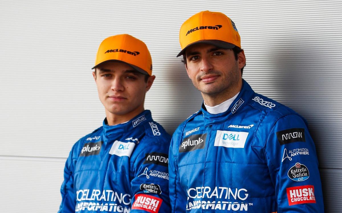 Lando Norris a Carlos Sainz