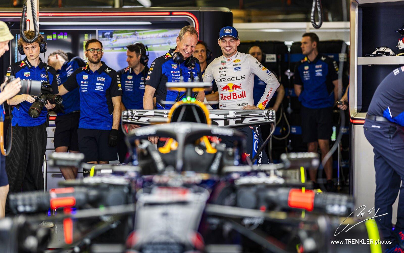 Max Verstappen a Paul Monaghan