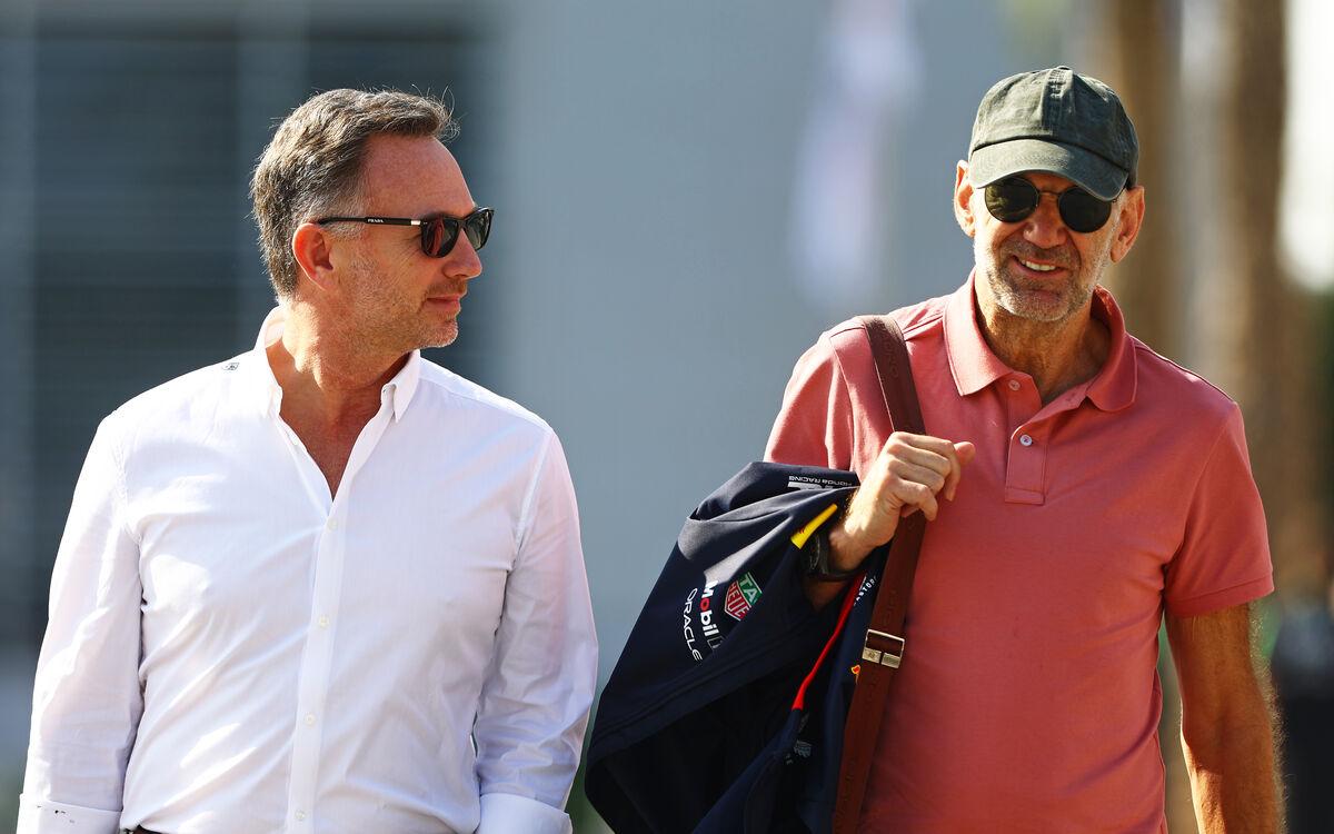 Christian Horner a Adrian Newey