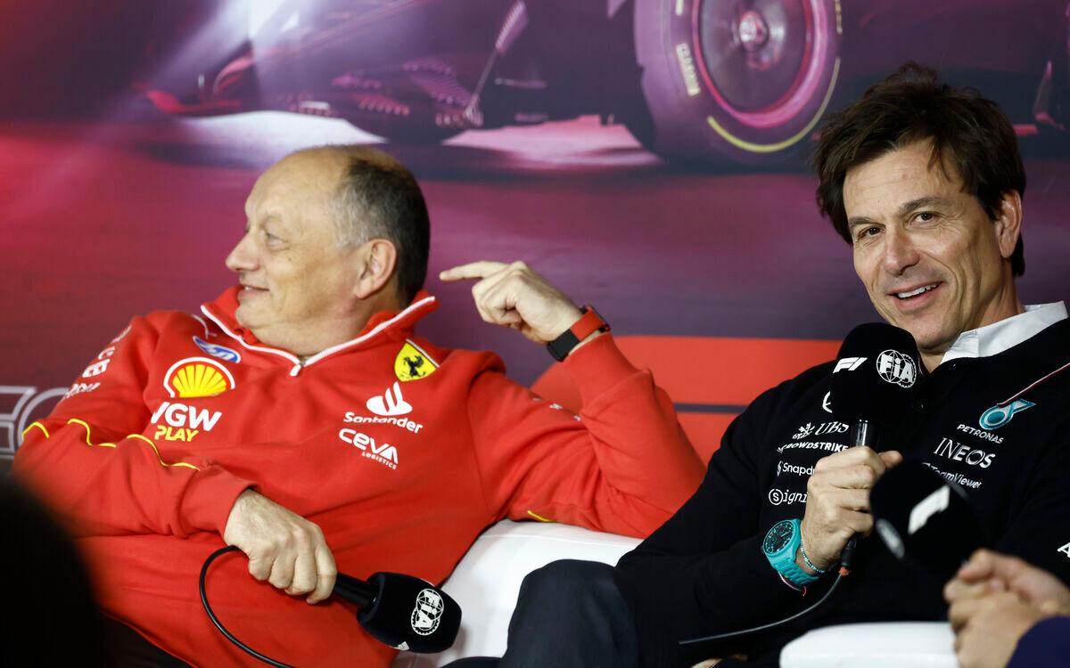 Toto Wolff a Fred Vasseur