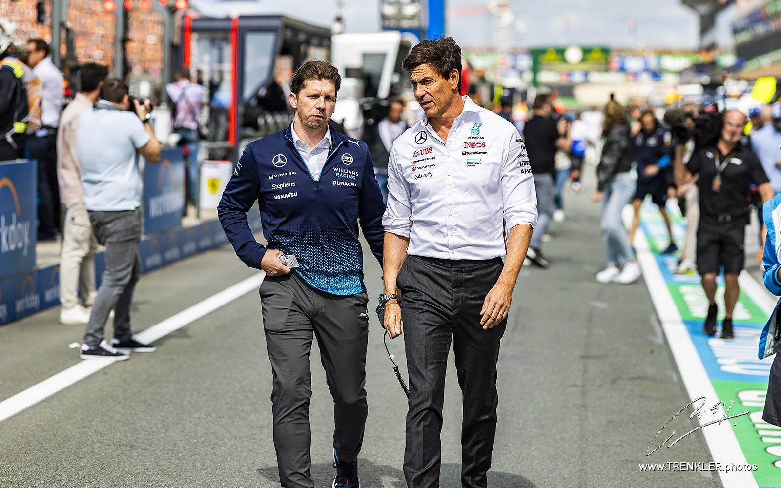 James Vowles a Toto Wolff