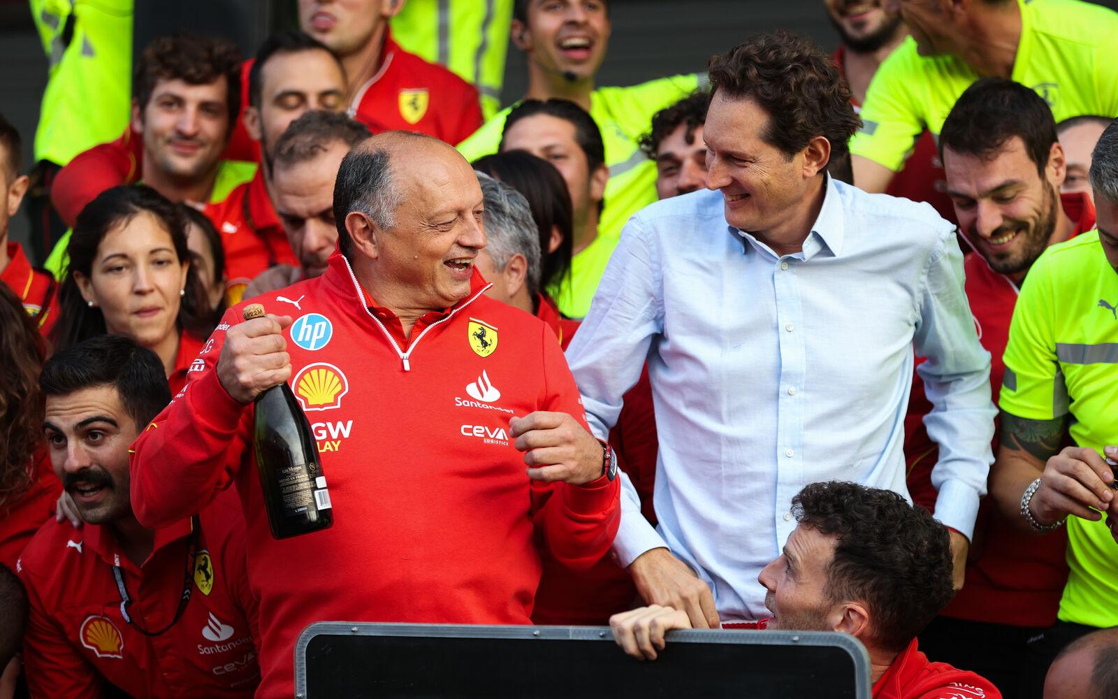 Frédéric Vasseur a John Elkann