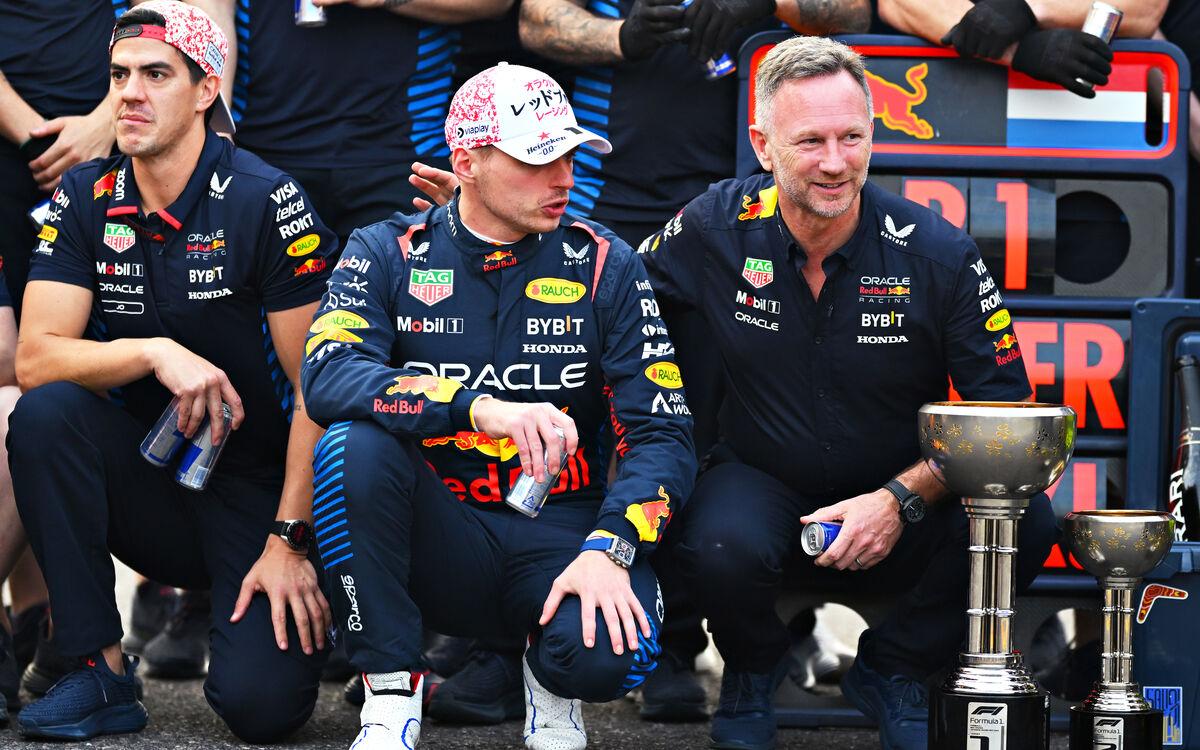 Max Verstappen a Christian Horner