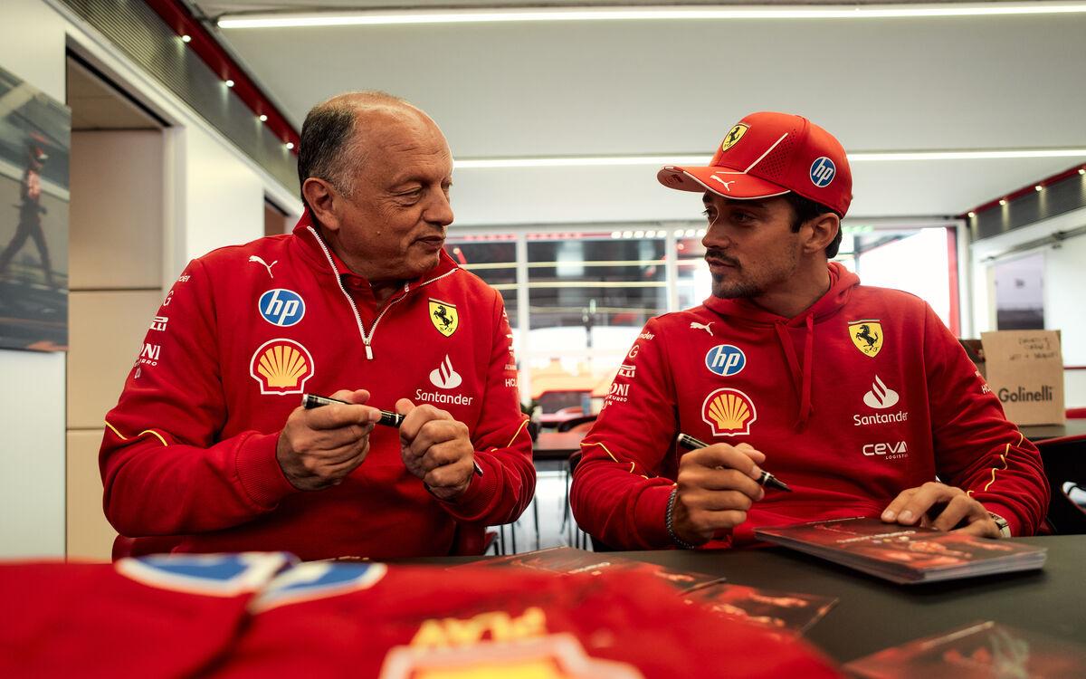 Frédéric Vasseur a Charles Leclerc