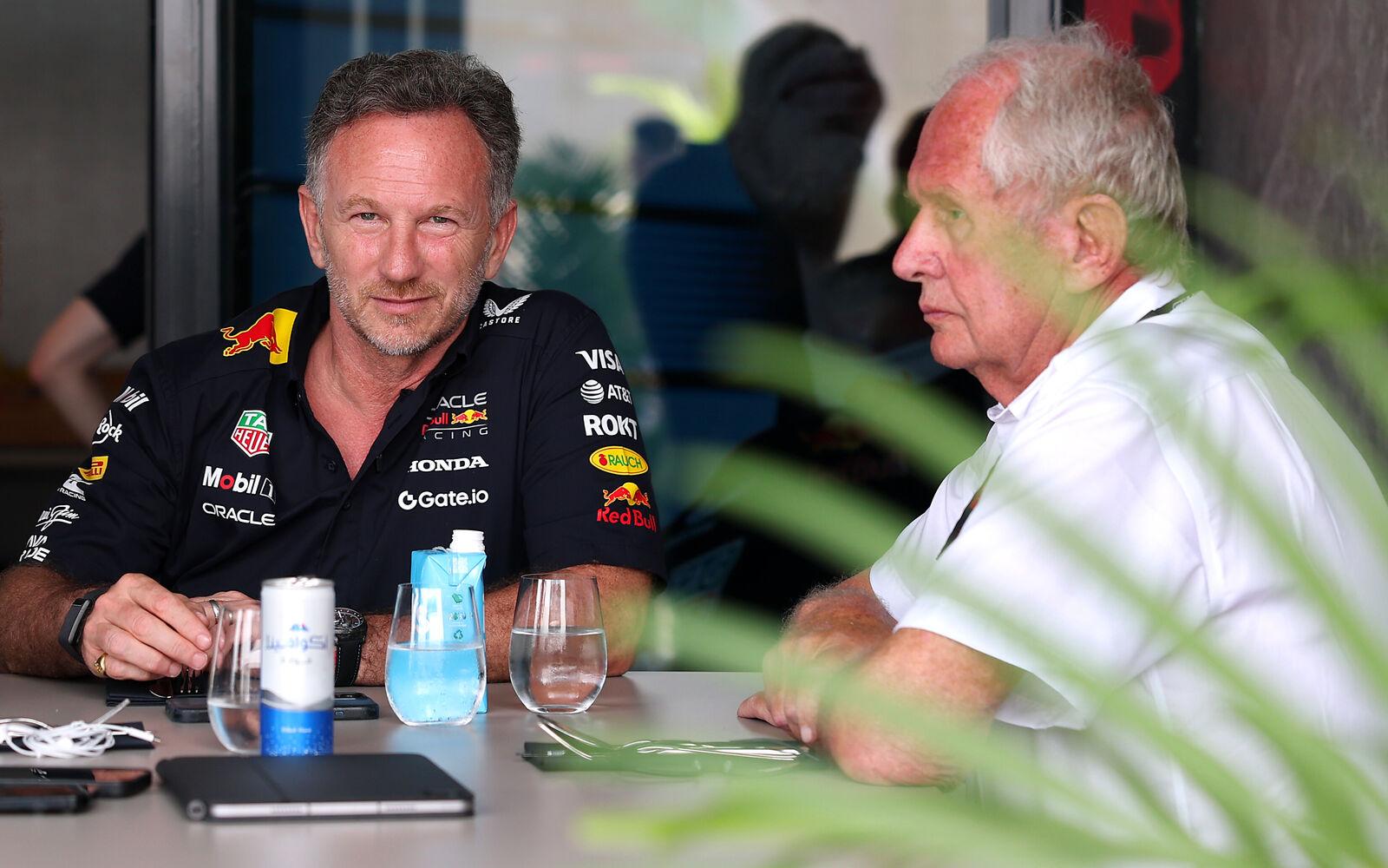 Christian Horner a Helmut Marko