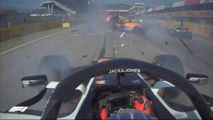 fotka k článku Giovinazzi, Latifi a Magnussen reagujú na incident pri reštarte (+VIDEO)