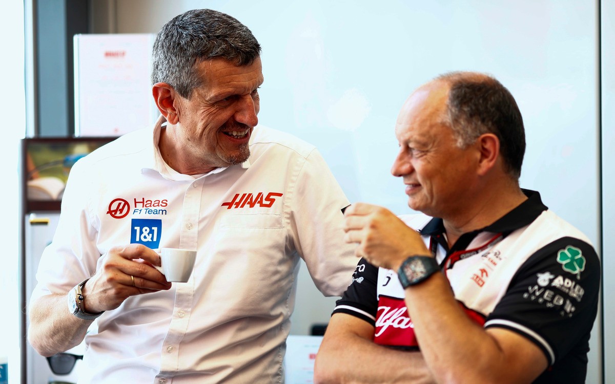 Günther Steiner a Frédéric Vasseur