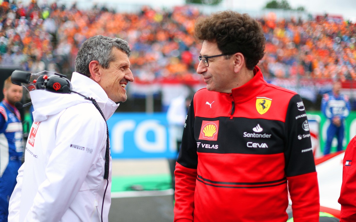 Günther Steiner a Mattia Binotto