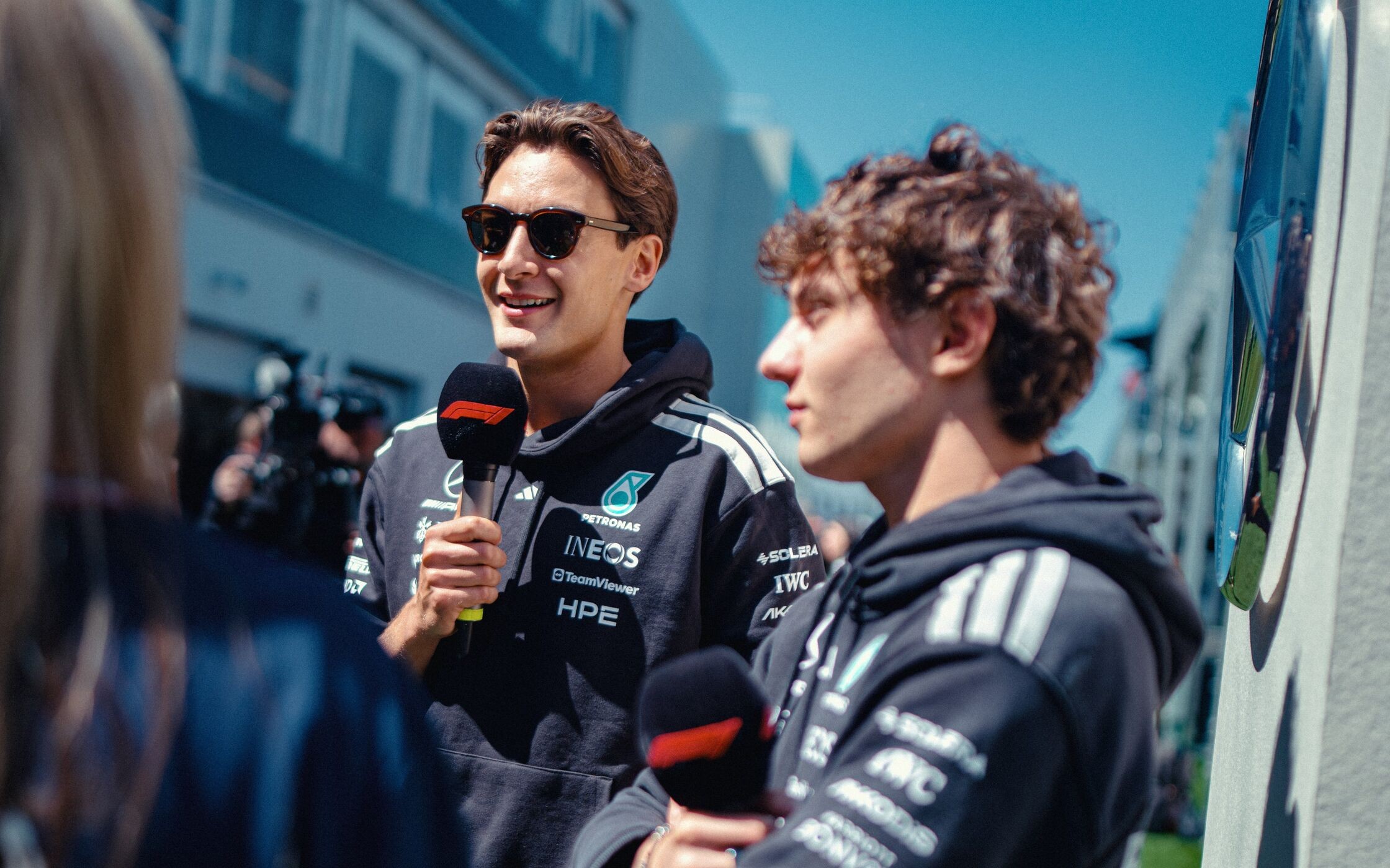 George Russell a Kimi Antonelli