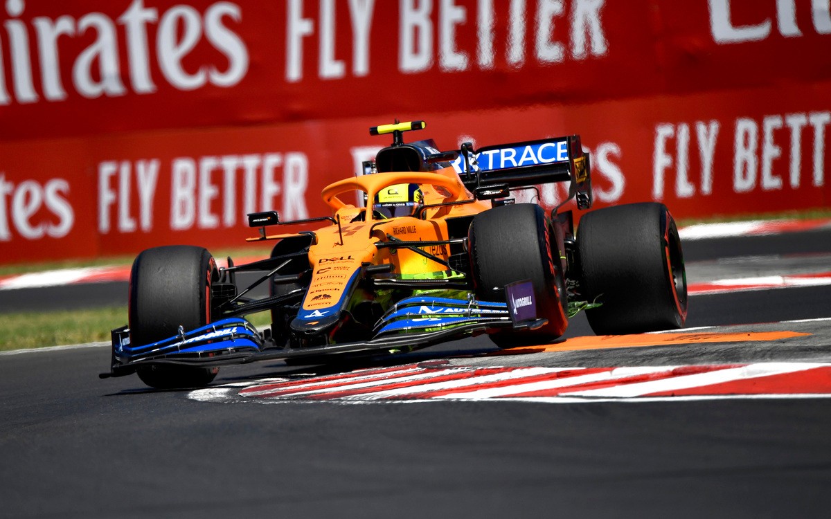 Lando Norris, flow-viz farba náter