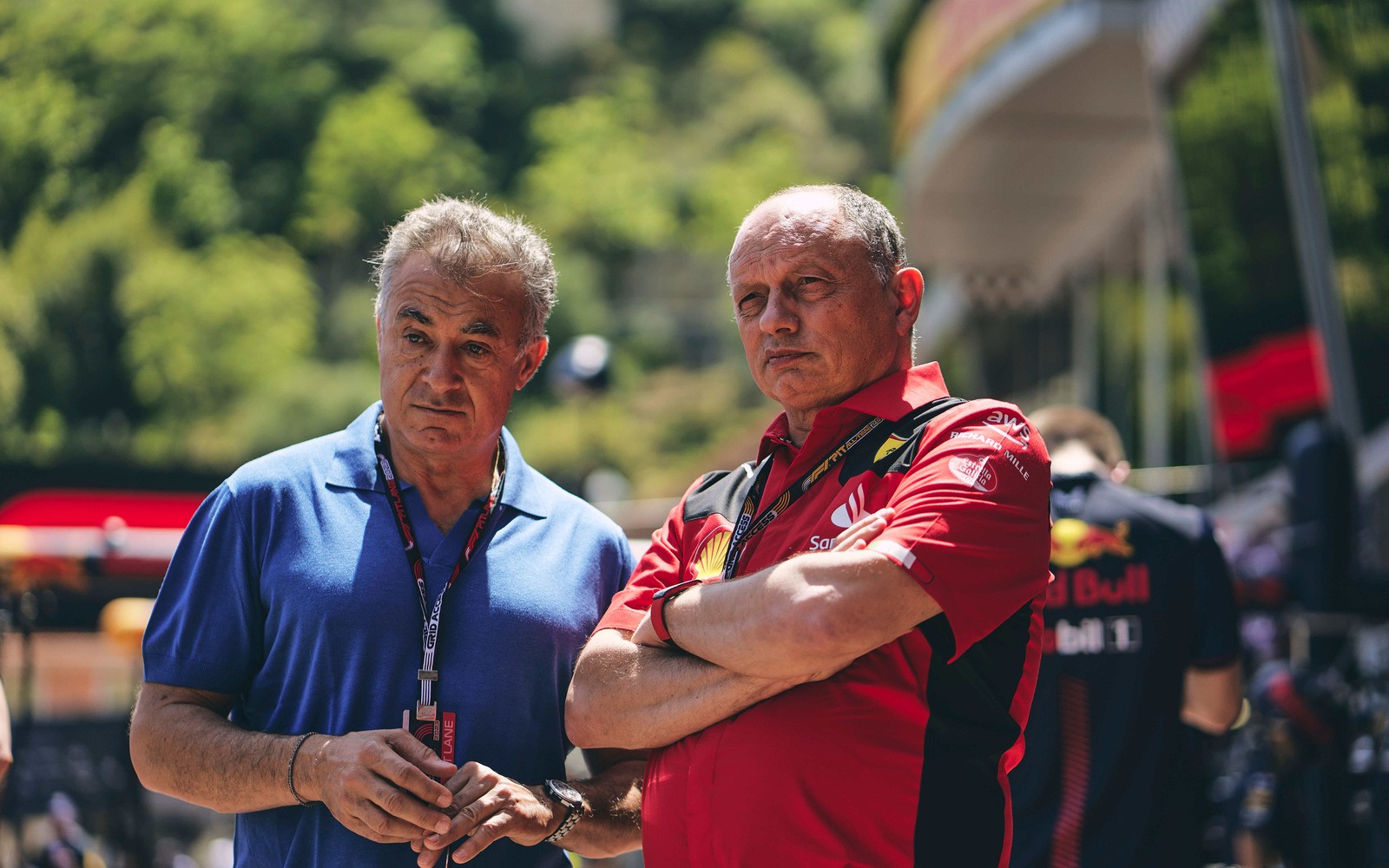 Jean Alesi a Frédéric Vasseur