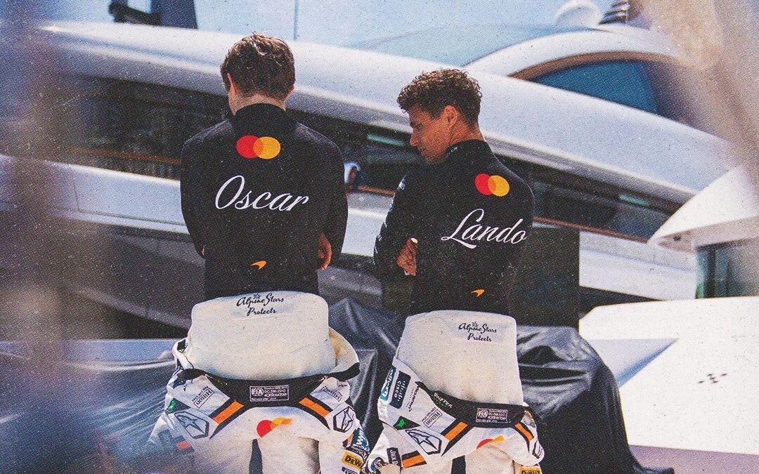 Oscar Piastri a Lando Norris