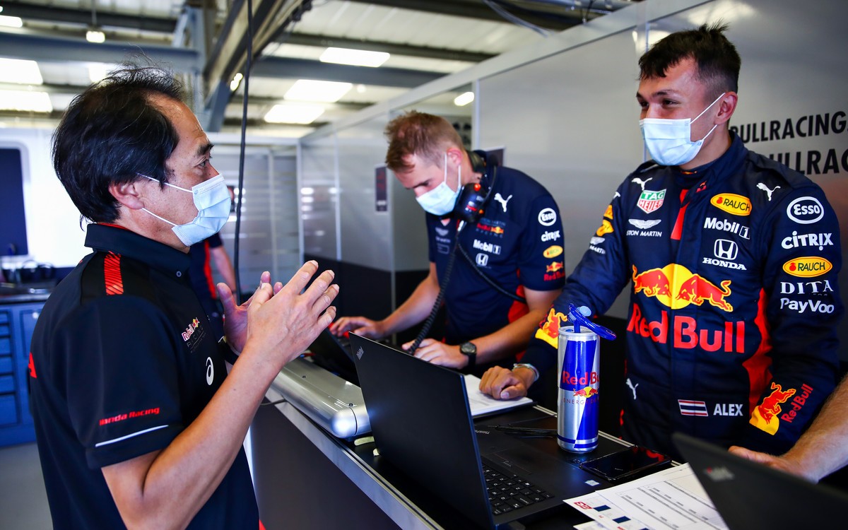 Alex Albon a Tojoharu Tanabe, Honda