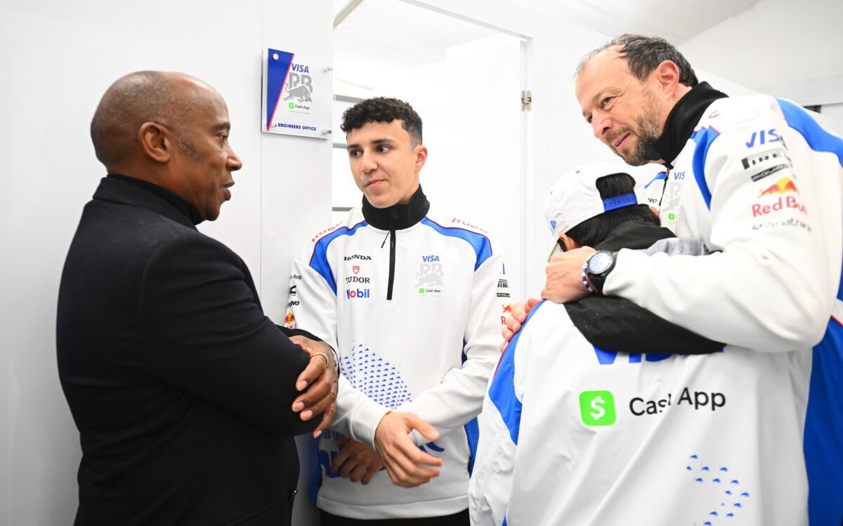 Anthony Hamilton Isack Hadjar a Peter Bayer