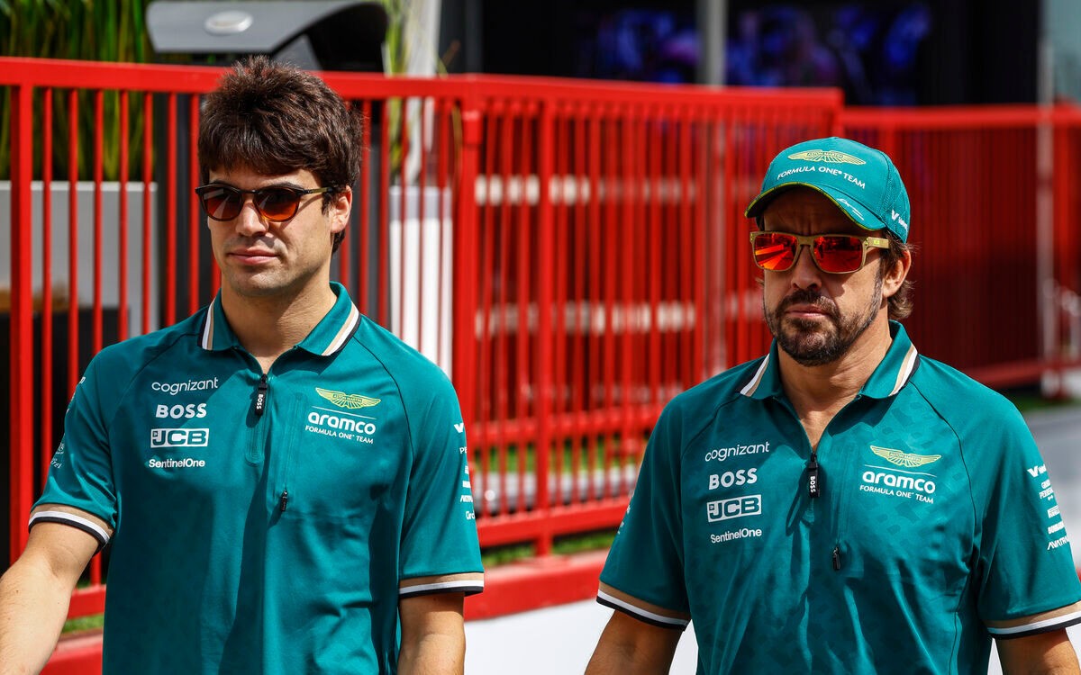 Fernando Alonso a Lance Stroll