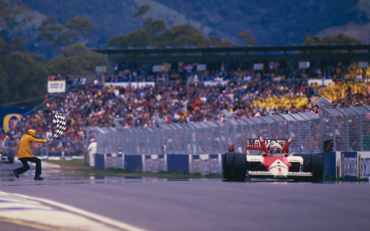 Alain Prost, McLaren MP4/2C, Veľká cena Austrálie, 26. október 1986