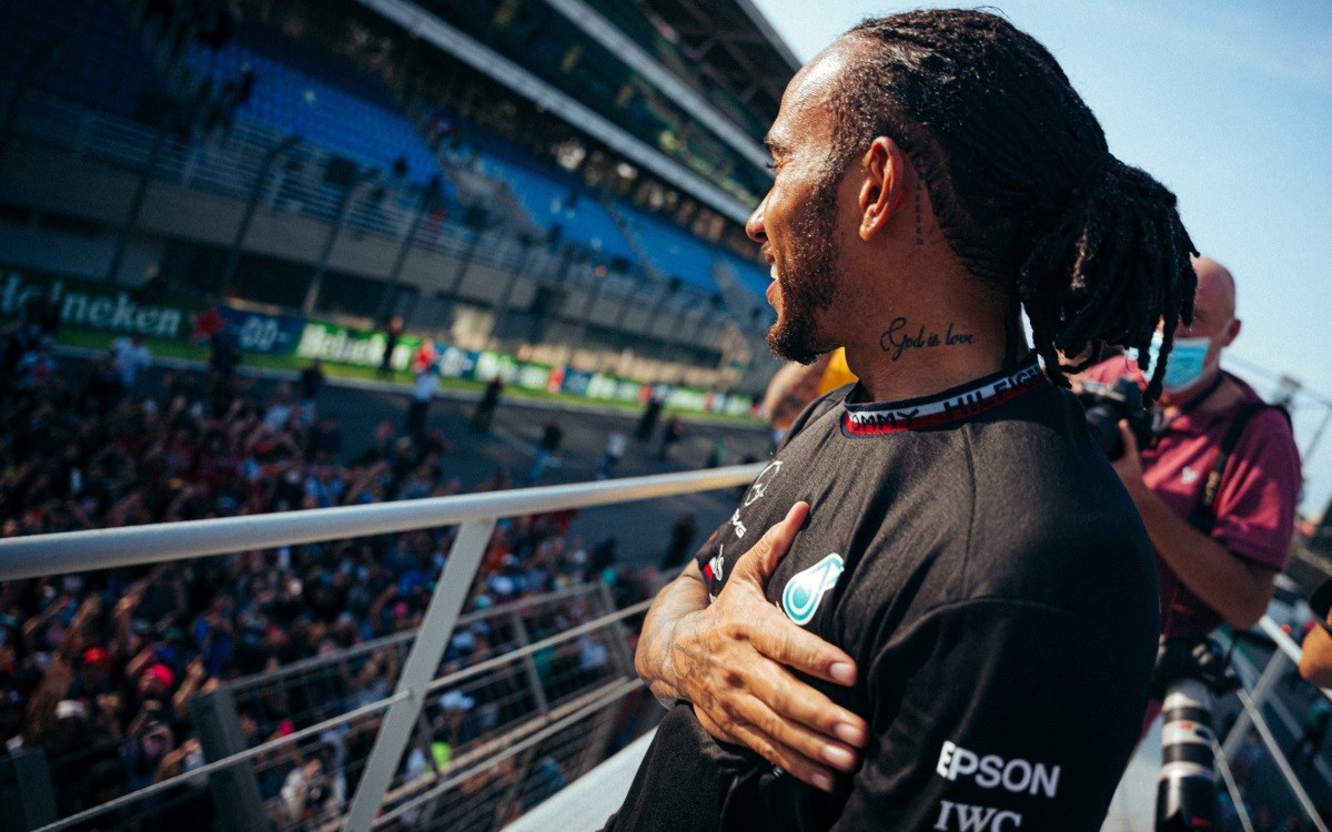 Lewis Hamilton, pódium VC São Paula 2021