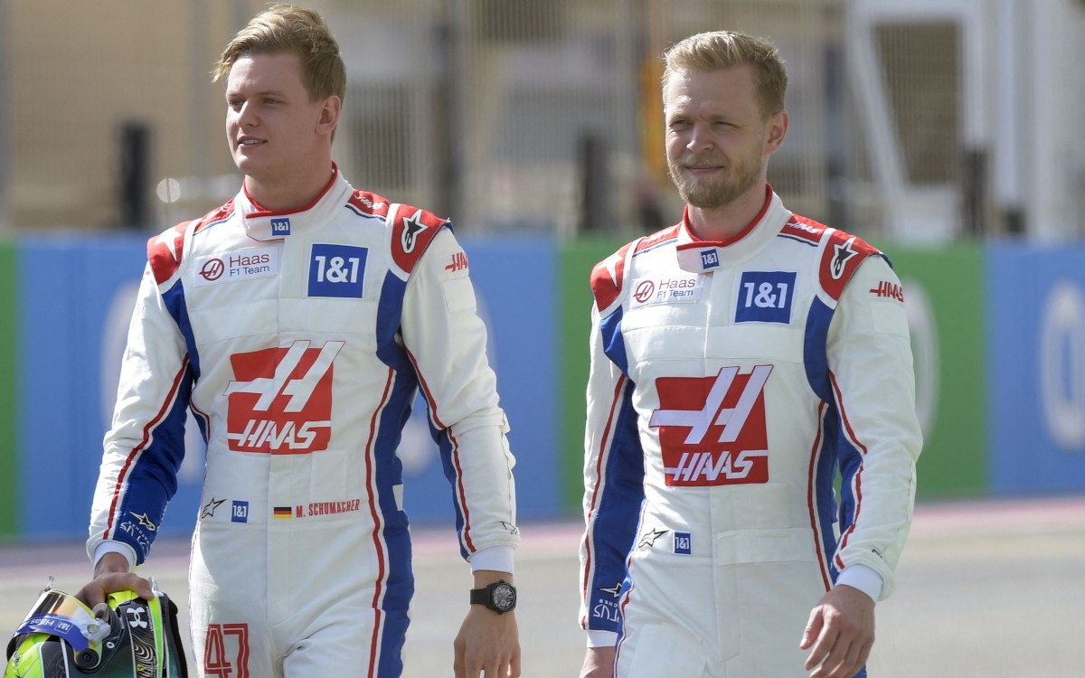 Mick Schumacher a Kevin Magnussen