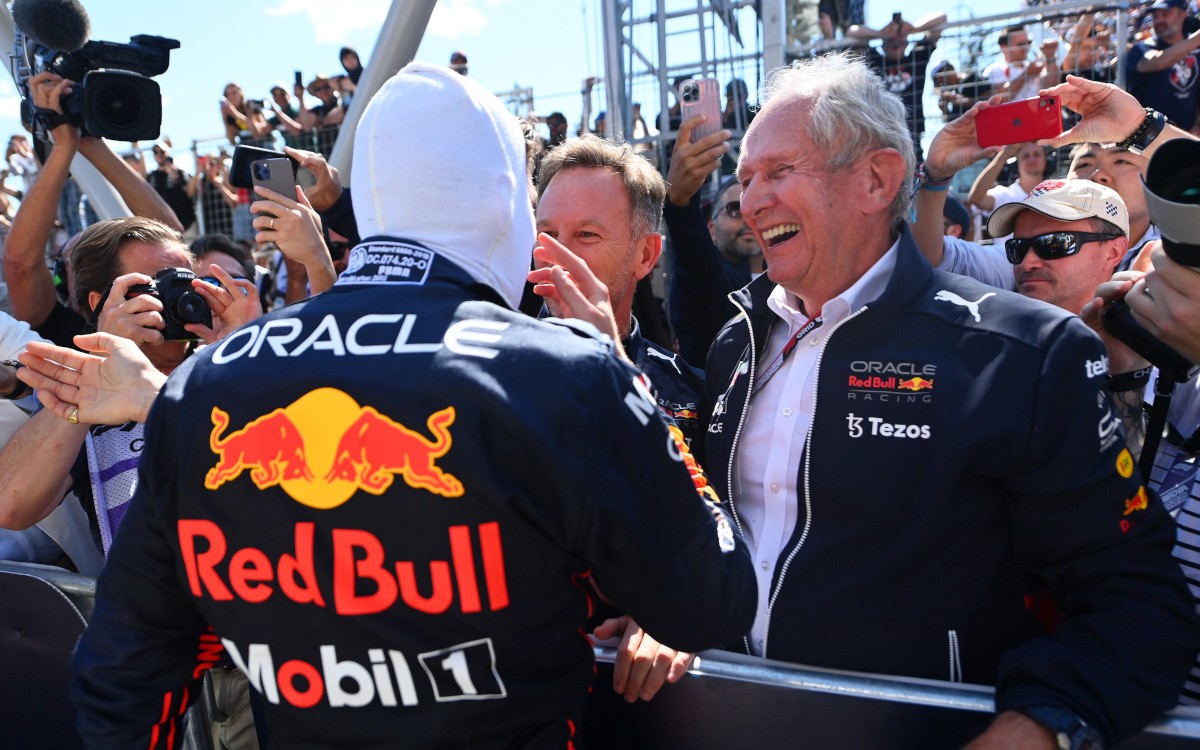 Helmut Marko a Max Verstappen