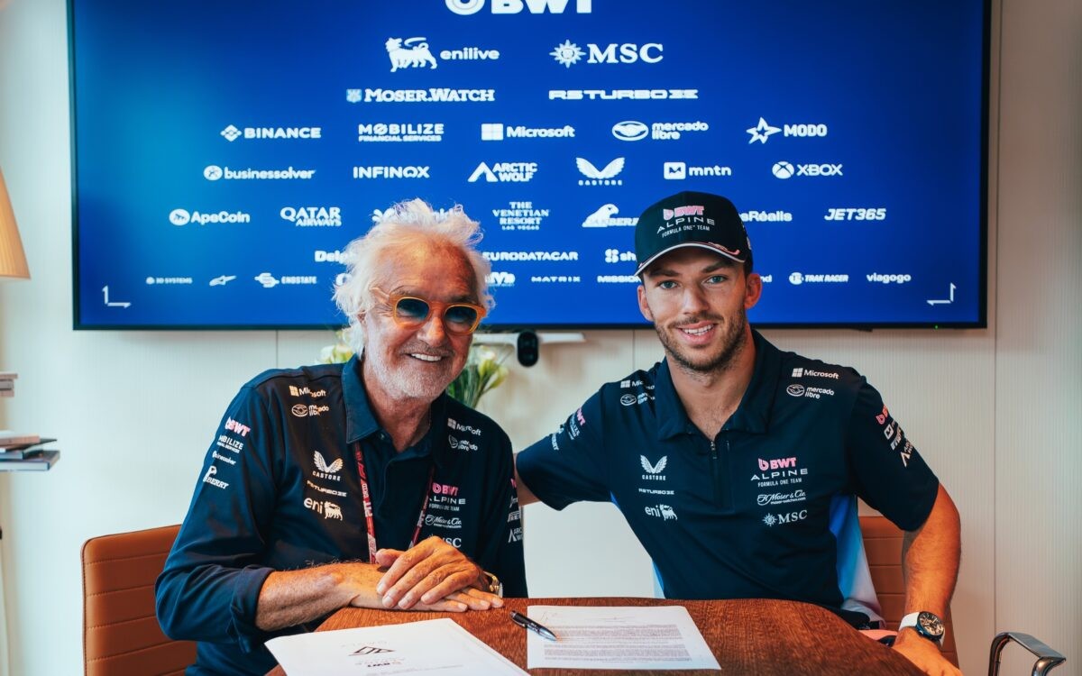 Flavio Briatore a Pierre Gasly